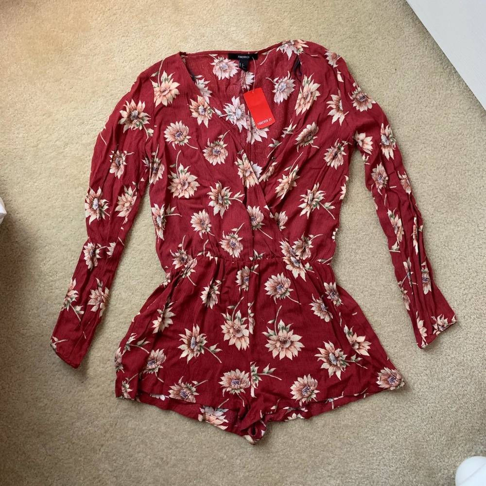 Forever21 Floral Romper